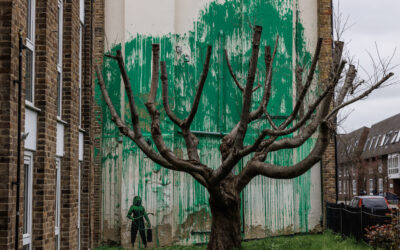 Banksy Tree Mural Appears In North London